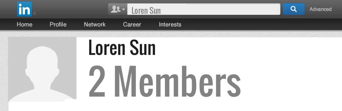 Loren Sun linkedin profile