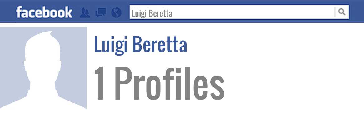 Luigi Beretta facebook profiles