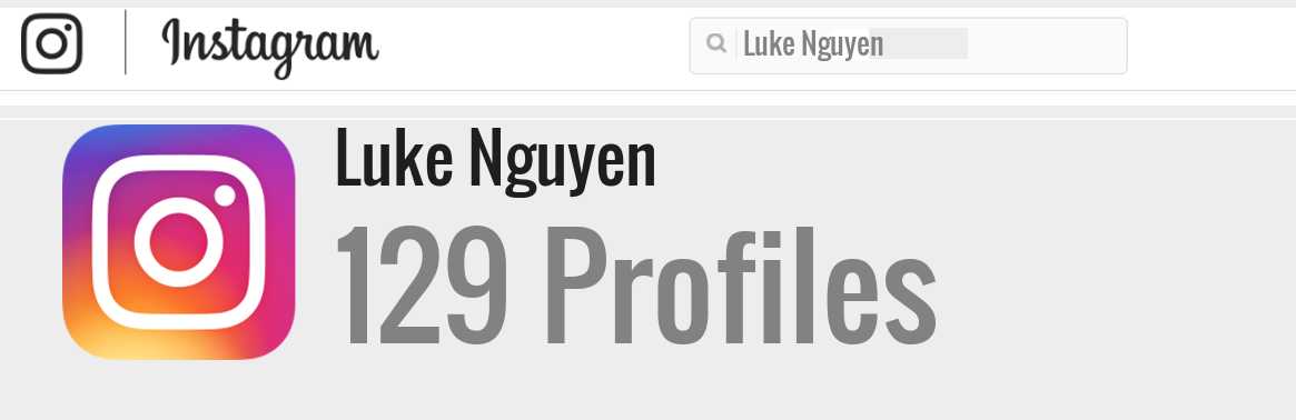 Luke Nguyen instagram account