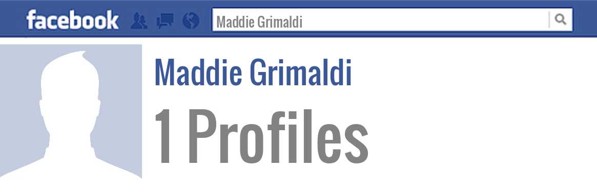 Maddie Grimaldi facebook profiles