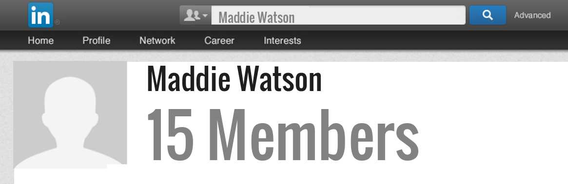 Maddie Watson linkedin profile