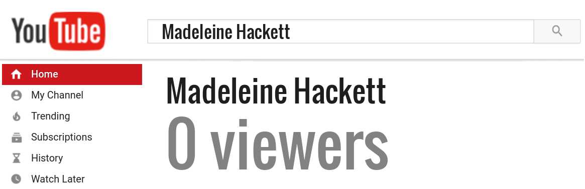 Madeleine Hackett youtube subscribers