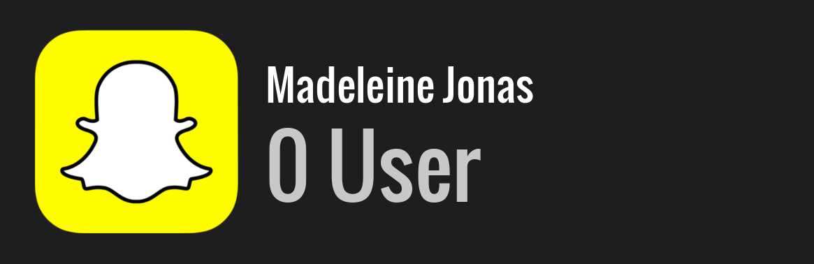 Madeleine Jonas snapchat