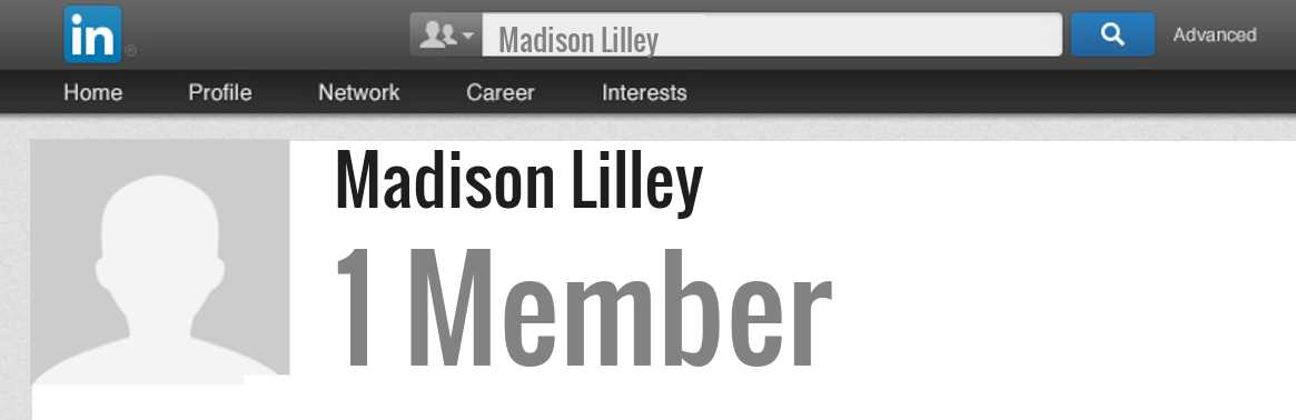 Madison Lilley linkedin profile