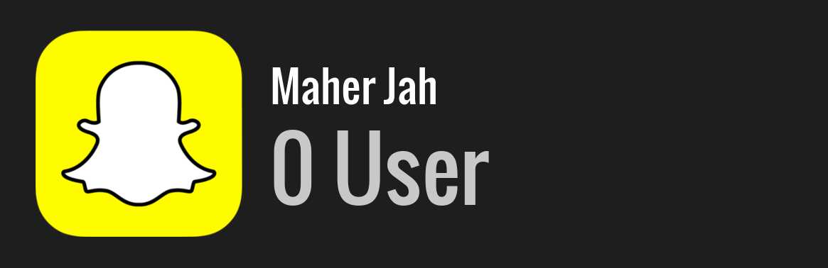 Maher Jah snapchat