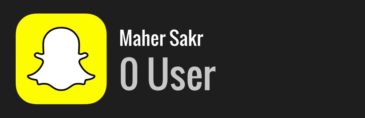 Maher Sakr snapchat