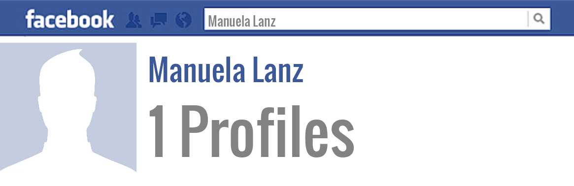 Manuela Lanz facebook profiles