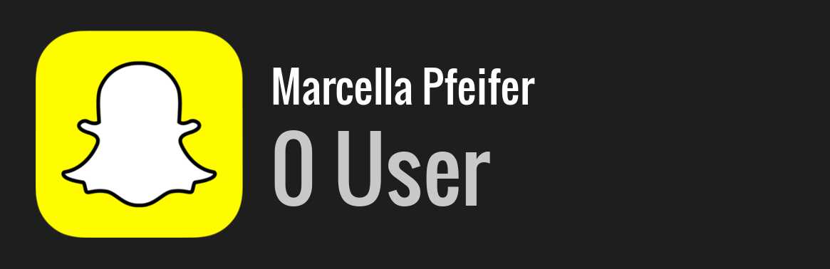 Marcella Pfeifer snapchat