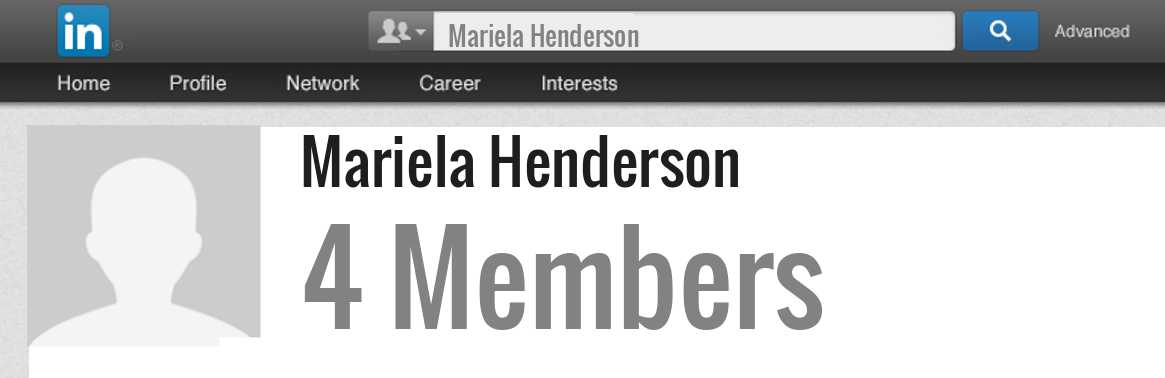 Mariela Henderson linkedin profile