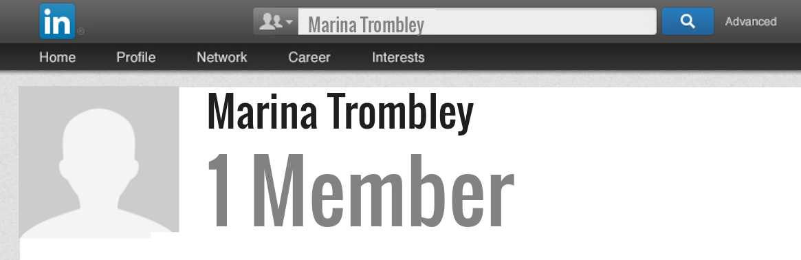 Marina Trombley linkedin profile