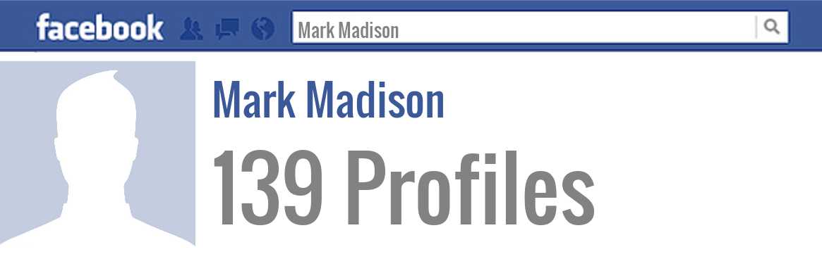 Mark Madison facebook profiles