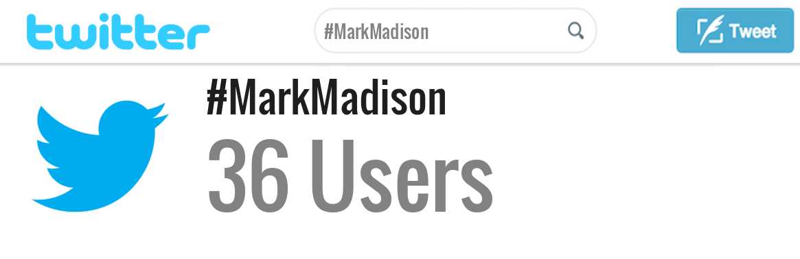 Mark Madison twitter account