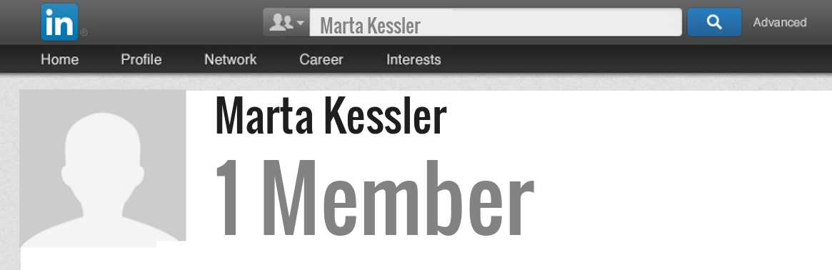 Marta Kessler linkedin profile