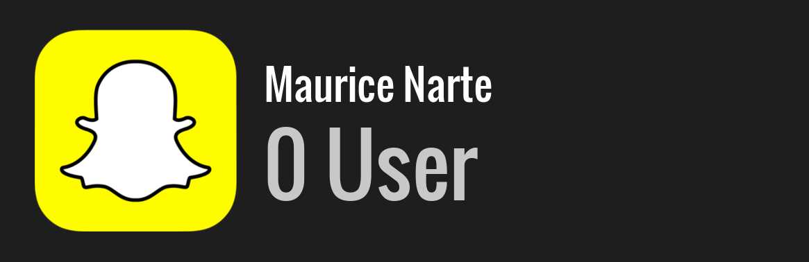 Maurice Narte snapchat