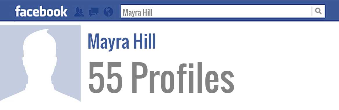 Mayra Hill facebook profiles