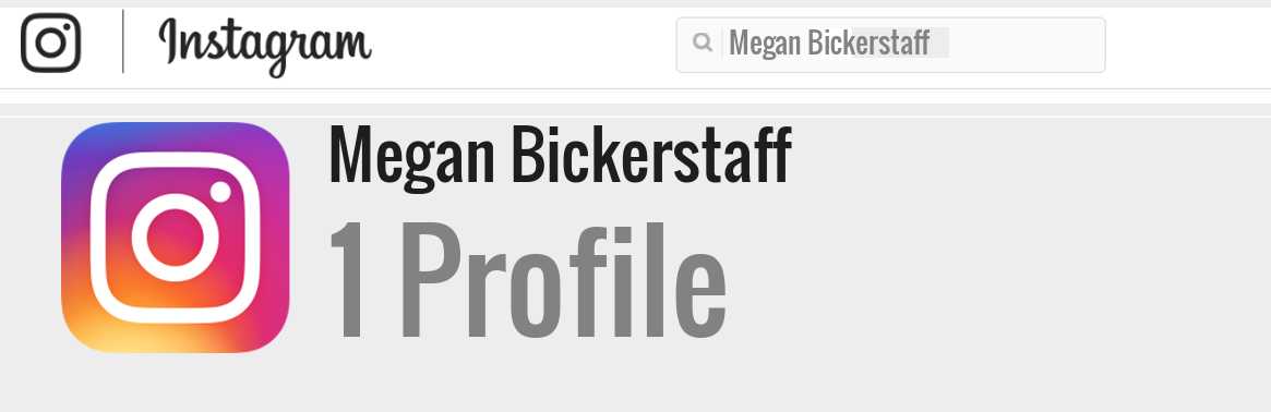 Megan Bickerstaff instagram account