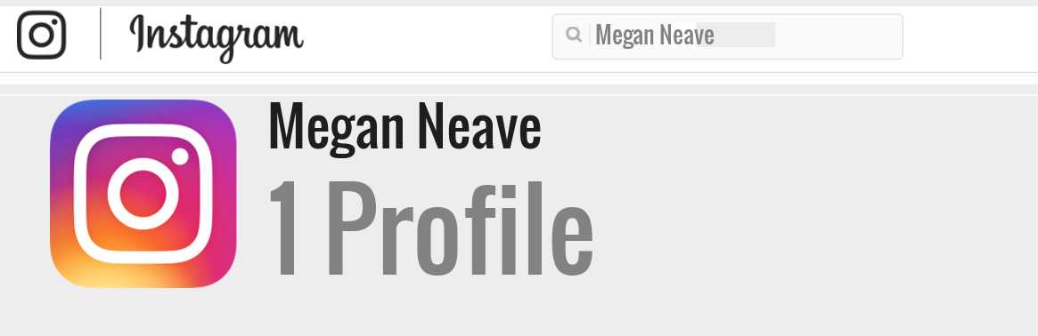 Megan Neave instagram account