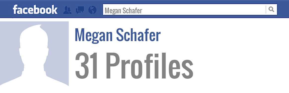 Megan Schafer facebook profiles