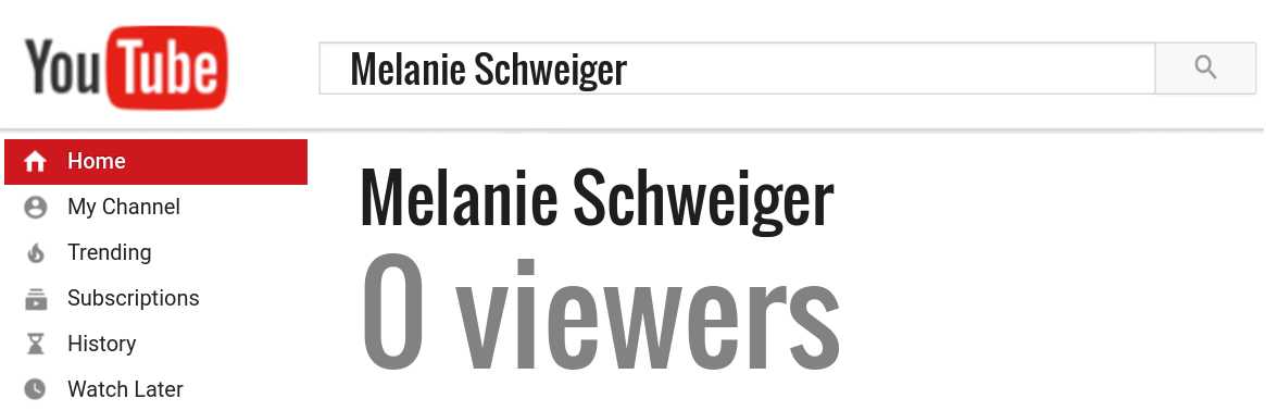 Melanie Schweiger youtube subscribers