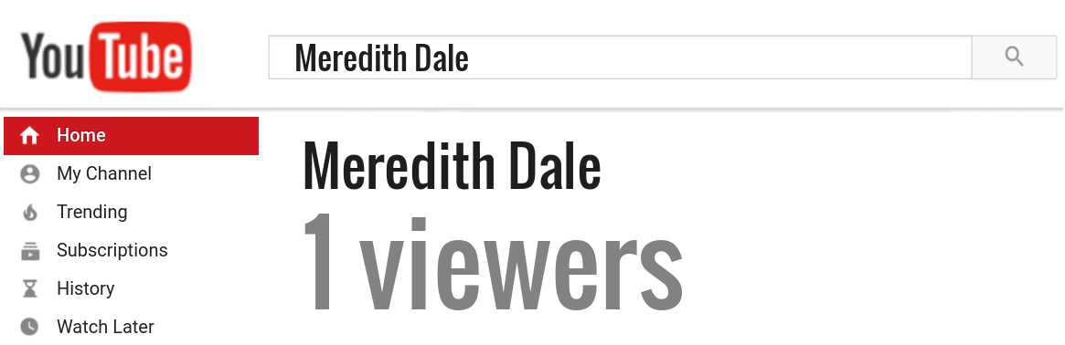 Meredith Dale youtube subscribers