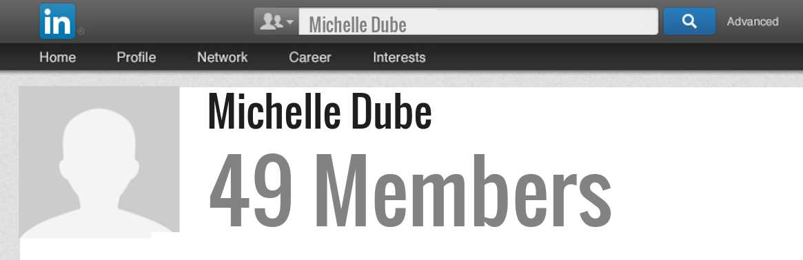 Michelle Dube linkedin profile