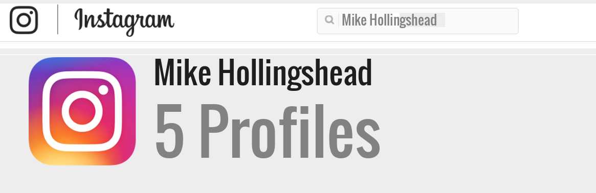 Mike Hollingshead instagram account