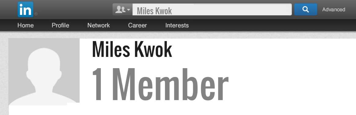 Miles Kwok linkedin profile