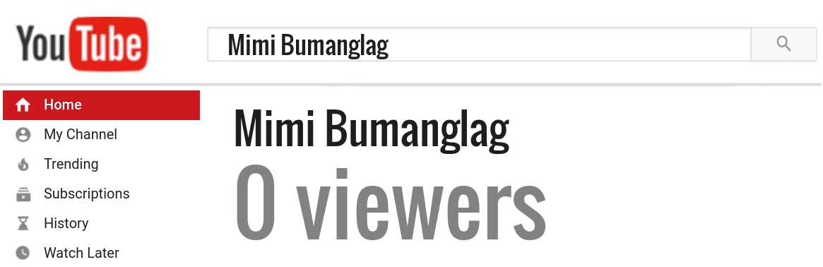 Mimi Bumanglag youtube subscribers