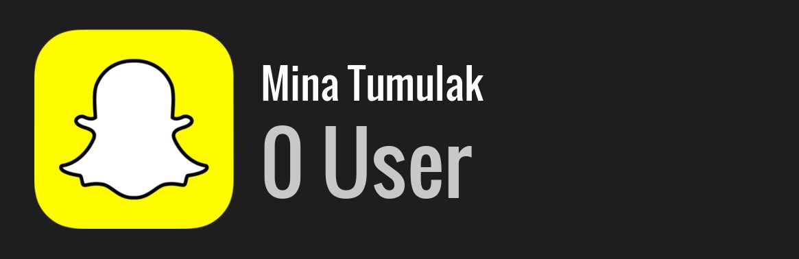 Mina Tumulak snapchat