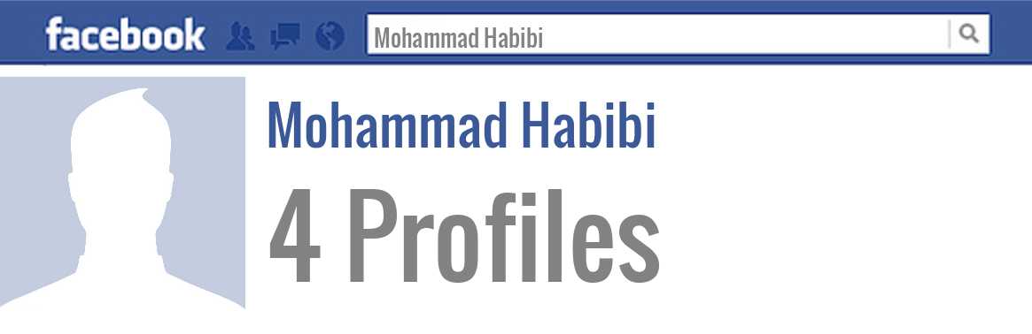 Mohammad Habibi facebook profiles