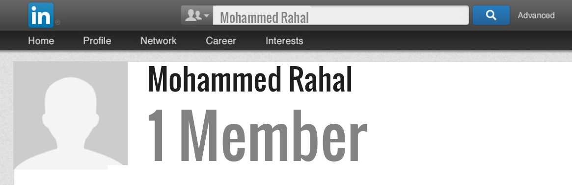 Mohammed Rahal linkedin profile