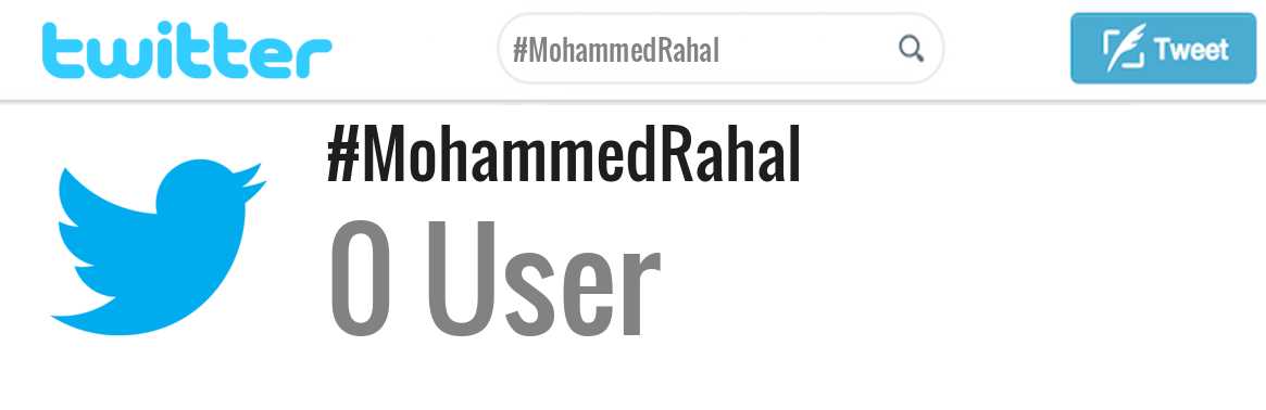 Mohammed Rahal twitter account