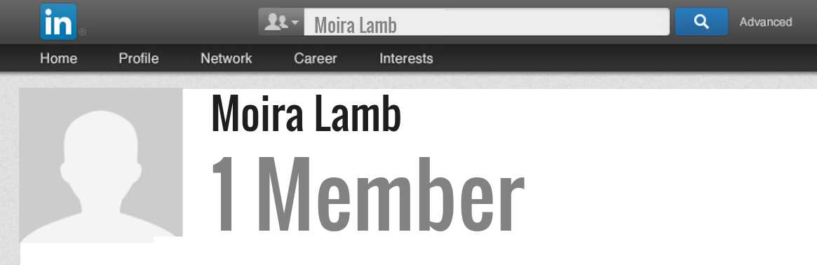 Moira Lamb linkedin profile