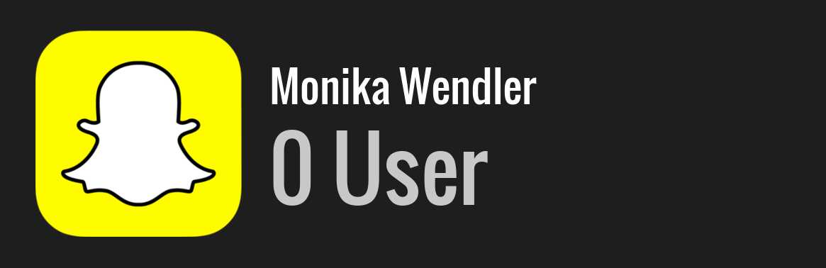 Monika Wendler snapchat