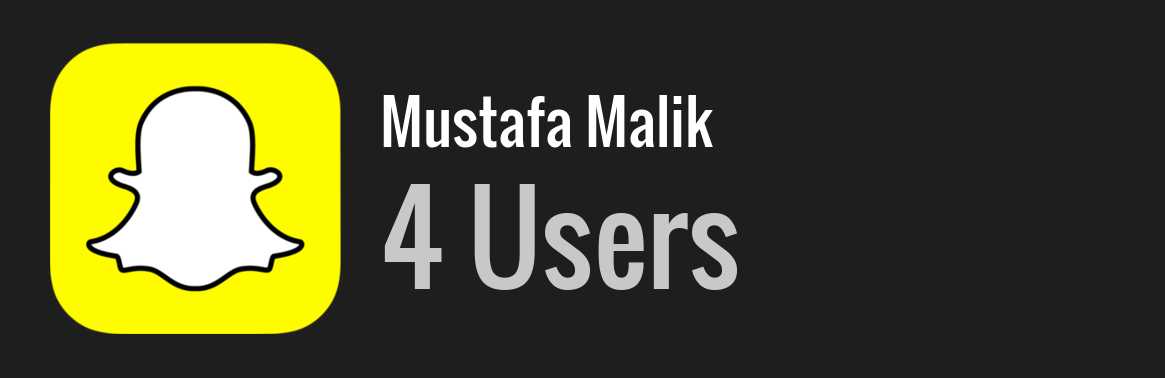 Mustafa Malik snapchat