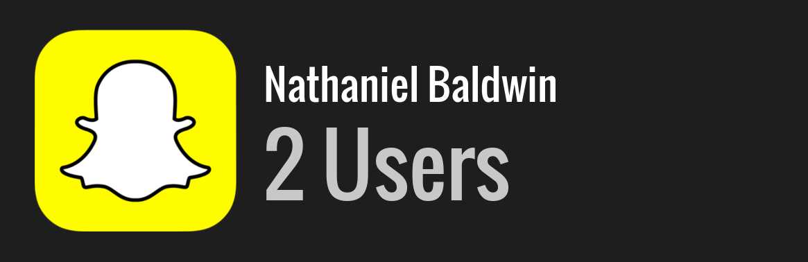 Nathaniel Baldwin snapchat