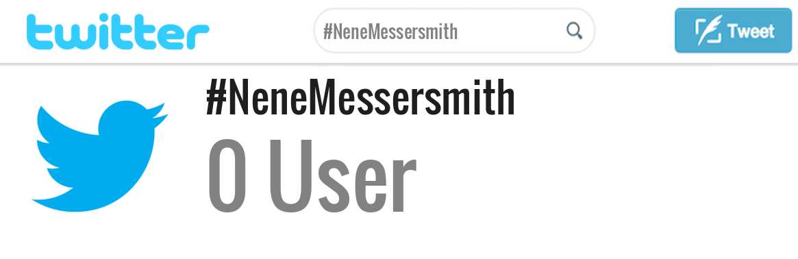 Nene Messersmith twitter account