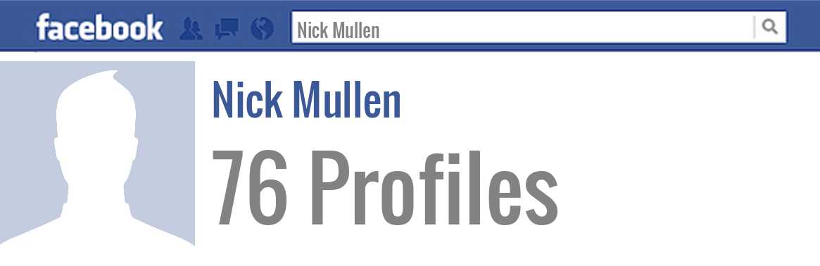 Nick Mullen facebook profiles