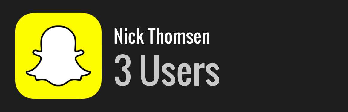 Nick Thomsen snapchat