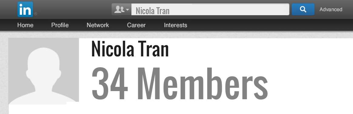 Nicola Tran linkedin profile