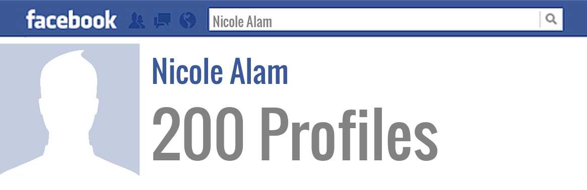 Nicole Alam facebook profiles