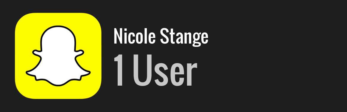 Nicole Stange snapchat