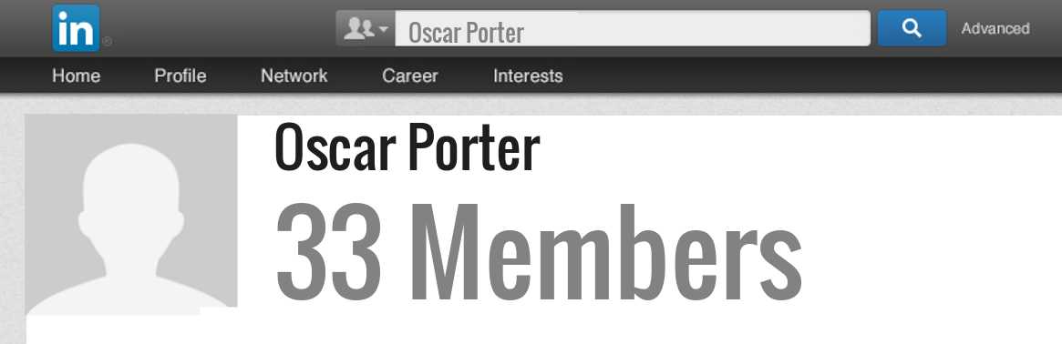 Oscar Porter linkedin profile