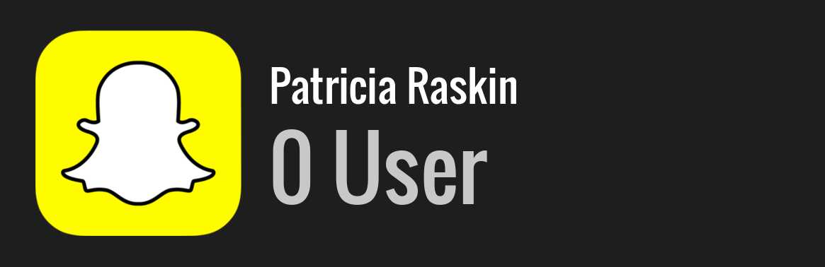 Patricia Raskin snapchat