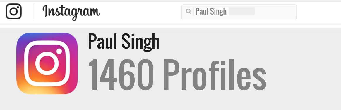 Paul Singh instagram account