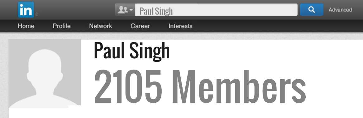 Paul Singh linkedin profile