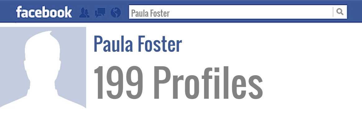 Paula Foster facebook profiles