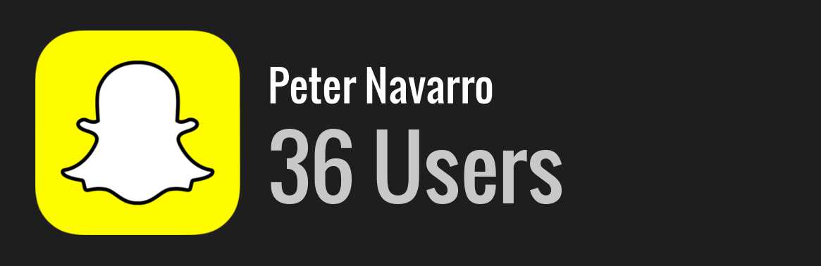 Peter Navarro snapchat