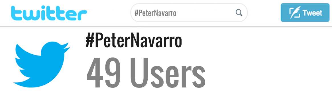 Peter Navarro twitter account