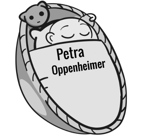 Petra Oppenheimer sleeping baby